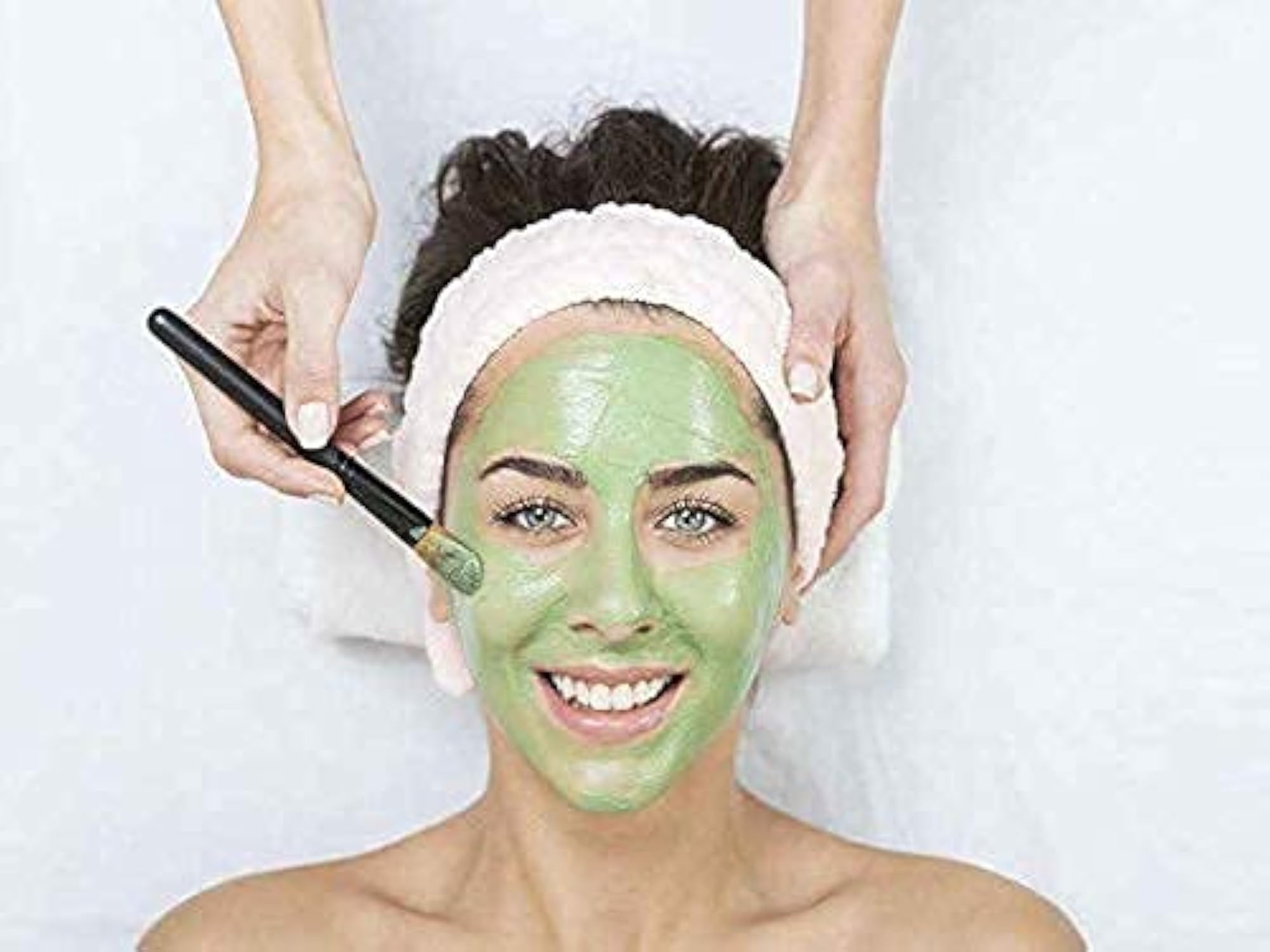 Women Facial Care Combo | Spa Headband + Face Pack Brush + Sponge