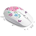 JUHOO Wireless Mouse with Nano Receiver for PC, Laptop, Notebook, Computer, MacBook, Less Noise, Portable Mobile Optical Mice - Image 3