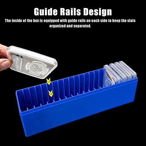 Caja de almacenamiento para monedas azul ZEZEFUFU miniatura 5