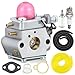 HIPA 753-06190 Carburetor with Fuel Line Filter Spark Plug for MTD Troy Bilt TB21EC TB22 TB22EC TB32EC TB42BC TB80EC TB2040XP String Trimmer Brushcutter