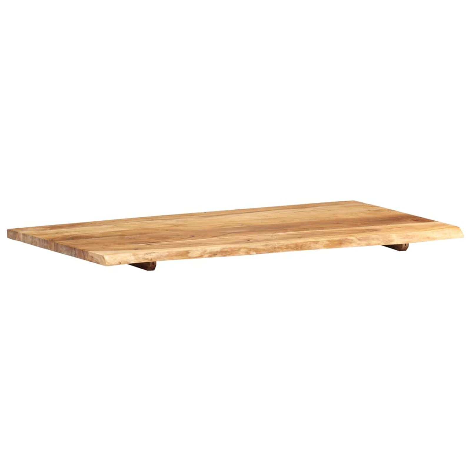 Gecheer Plateau de lavabo de salle de bain - Plaque en bois pour lavabo de salle de bain - Bois massif d'acacia - 100 x 52 x 2,5 cm