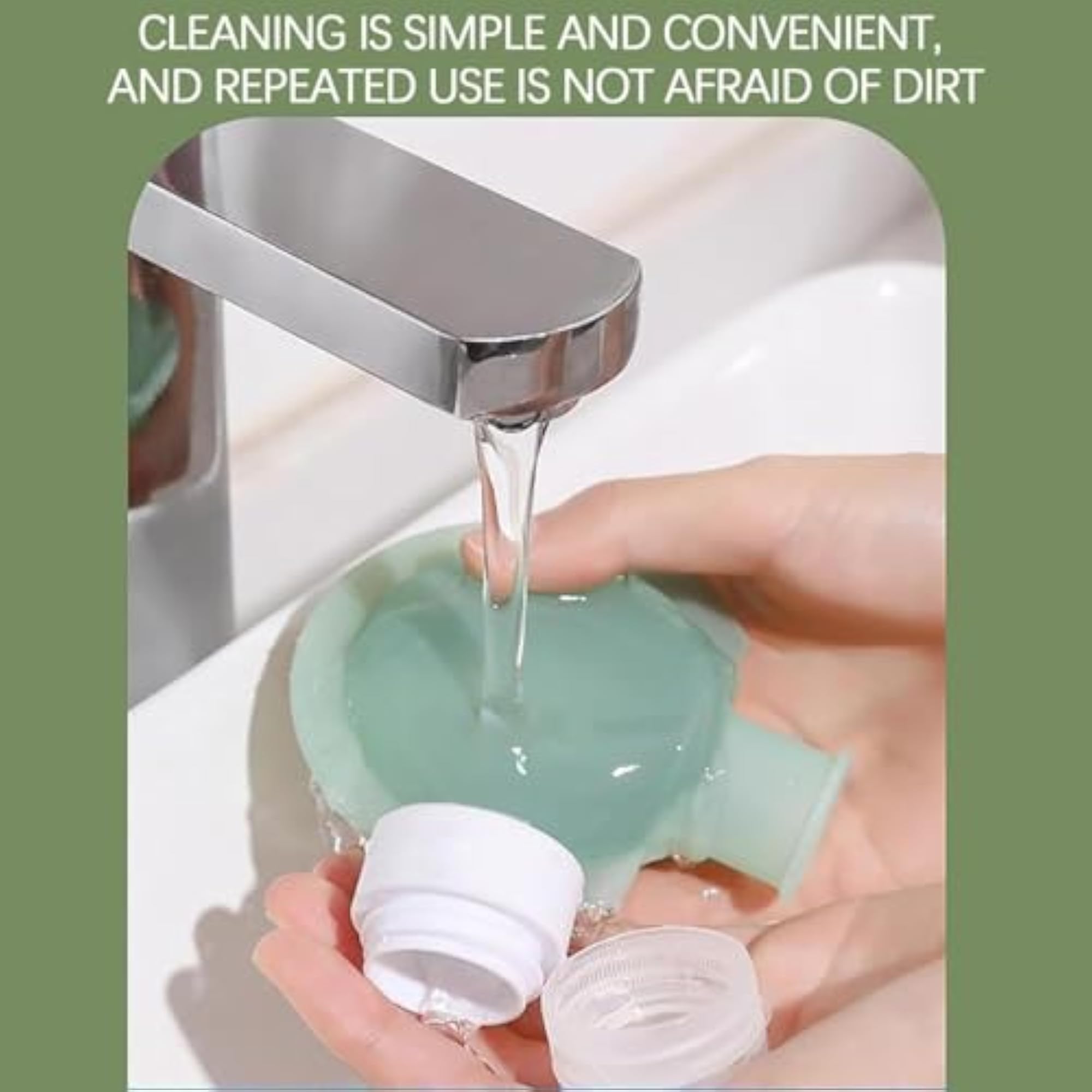 Leakproof Silicone Lotion Bottle for Toiletries