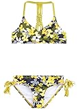 Kanu Surf Willow V-Ausschnitt Bikini Playa Deporte 2 Piezas Bañadores Traje de baño de Dos, 38 para Niñas