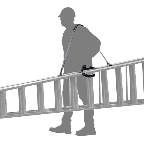 Image of Ergodyne 5300 A-Frame Ladder Shoulder Lifting Strap & Carrying Handle, Transport Ladders with Ease