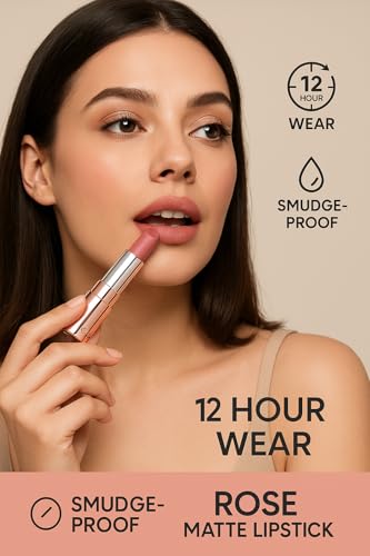 Image of CAL Losangeles Bullet Matte Lipstick, Long Lasting & Smudge Proof Lip Color for Womens Everyday Use with Nourishing & Hydrating Formula, Lipsticks for Girls /Women(Rich Orchid)