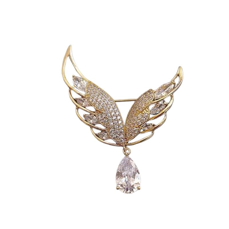 Wings Brooch Pin for Women Coat Lapel Collar Clothing Corsage Accessory-image-43