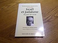 Israël et Judaïsme : Ma part de vérite 2220033635 Book Cover