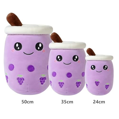 shownicer Plüschtier Boba Tea Kuscheltier Stofftier Kawaii Bubble Tea Plüsch, Plüschkissen Spielzeug, Milchtee Teetasse Kissen Puppe Wurfkissen, Schmusetier Geschenk für Kinder Mädchen Jungen