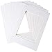 Price comparison product image nuosen 10 PCS White Picture Photo Mounts, Picture Frame Mounts for 6x8" Image Size (A4)