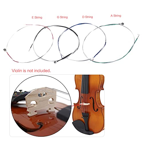 Btuty Cordes De Violon,Full Set High Quality Violin Strings Size 1/2 & 1/4 Violin Strings Steel Strings G D A and E… - Les Beatles, Paul McCartney, John Lennon, RIngo Starr, George Harrison Btuty Cordes De Violon,Full Set High Quality Violin Strings Size 1/2 & 1/4 Violin Strings Steel Strings G D A and E… – Image 3