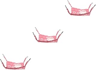 PRETYZOOM 3 Pçs Rede De Hamster Pequeno Animal Rede Gaiola De Hamster Rede Lagarto Rede Cobaia Cama Coelho Rede Furão Cama Caverna Pendurado Hamster Cama Coelho Brinquedo Gato Rede Esquilo