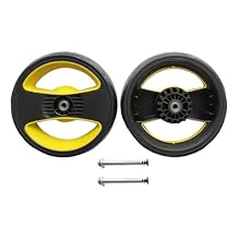 Set of 2 Baby Trolley Wheel Accessories for Pushchair, Rear Wheel