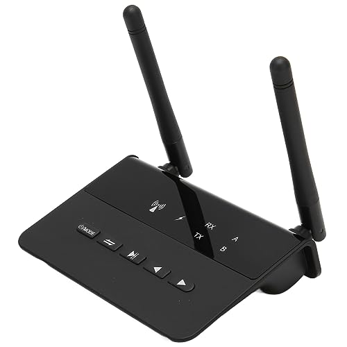 Adaptateur Bluetooth 2 en 1 émetteur récepteur audio sans fil pour TV et chaîne Hi-Fi Jack 3.5