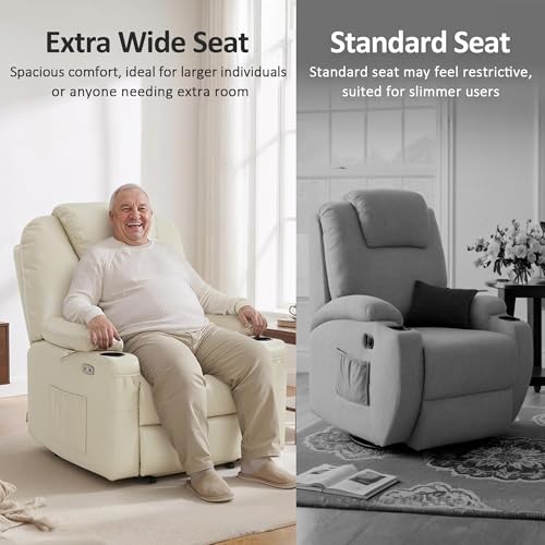 Image of MCombo Oversized Power Lift Recliner Chair for Elderly, Big and Tall R7510