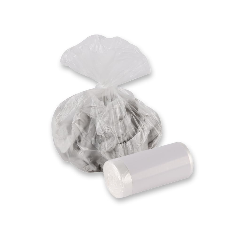 2500 Stück Franz Mensch Müllbeutel Light 5l transparent HDPE | Rolle, 43 x 35 cm, 9 my, Karton, Müllsäcke, Mülltüten, Mülltonnen, Abfallsack