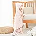 Susurration Baby Handtuch Kapuze für Badezimmer,4-Lagiges Kapuzenhandtuch Baby 2er-Pack, Musselin Baumwolle Baby Handtuch Kapuze, Weiche und Saugfähige Babyhandtuch mit Kapuze (Orangenblüte)
