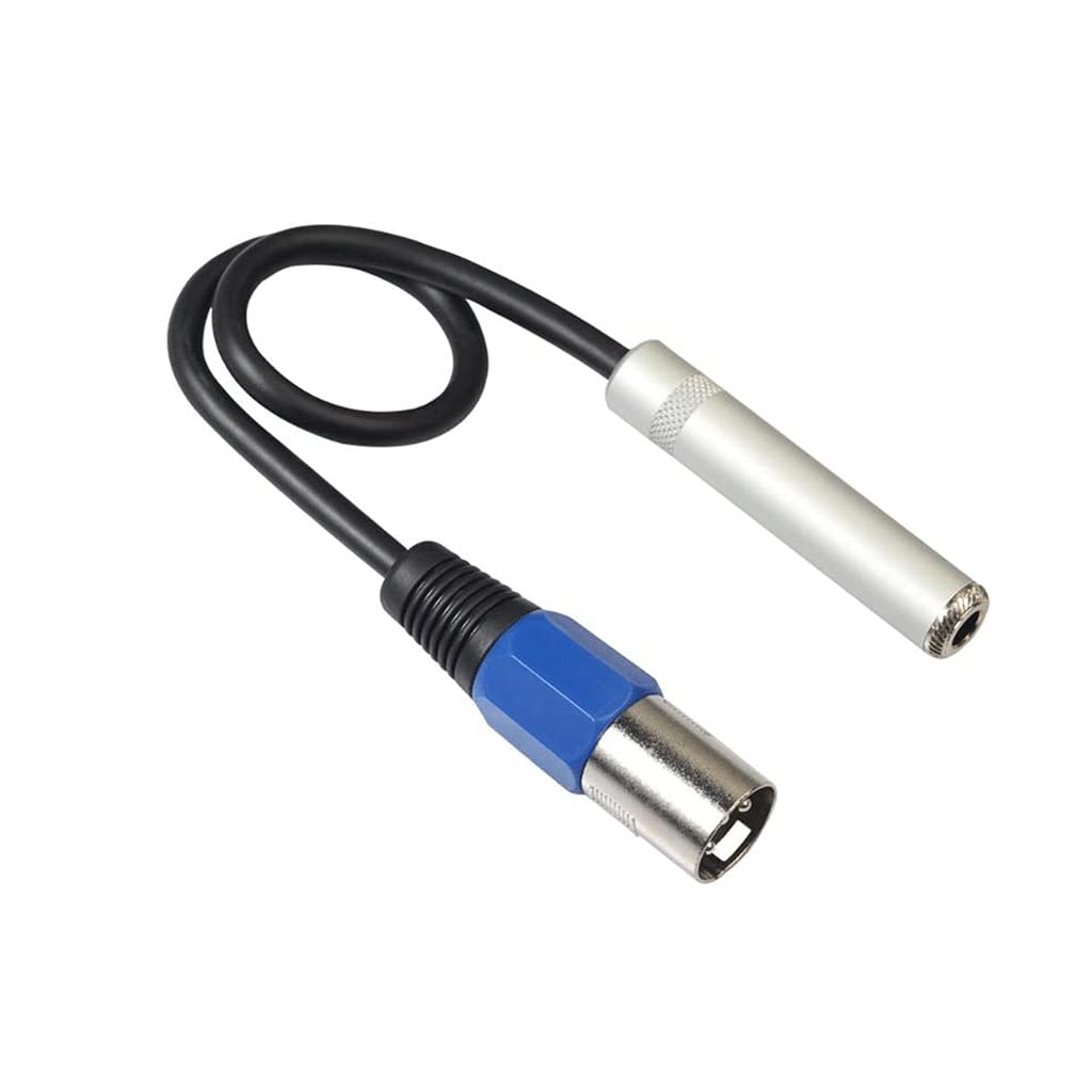YUTR Male to 6.35mm Female Stereo Audio Cable Jack 3pin Female to 6.35mm Female Stereo Audio Cable Adapter Cable