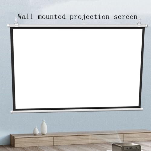 Pantalla de proyección manual 72 pulg 4:3 miniatura 2