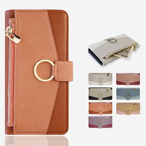 �݊��iZTE Nubia REDMAGIC 11 Pro�Ή� �蒠�^ �V�����_�[ �X�}�z�P�[�X ���z �V�����_�[ �����[ �����z �J�o�[ �蒠 �X�^���h�@�\�t�� �蒠�P�[�X �ی�J�o�[ (�V�C �J���[�F�u���E�� Brown)