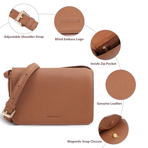 Genuine Leather Crossbody Shoulder Bag for Women with an Adjustable Strap4