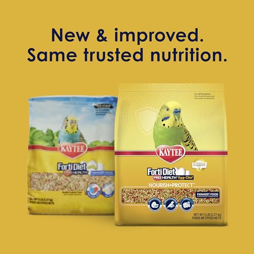 Kaytee Forti-Diet Pro Health Egg-Cite Nourish+Protect Parakeet, Supports Breeding and Molting, Nutrition Backed by Science, Digestive Health, 5 pounds - Image 3