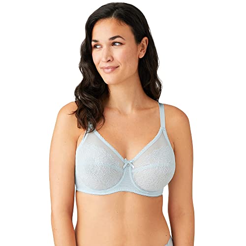 Image of Wacoal Women's Retro Chic Unlined Mesh Full Coverage Underwire Bra, 855186