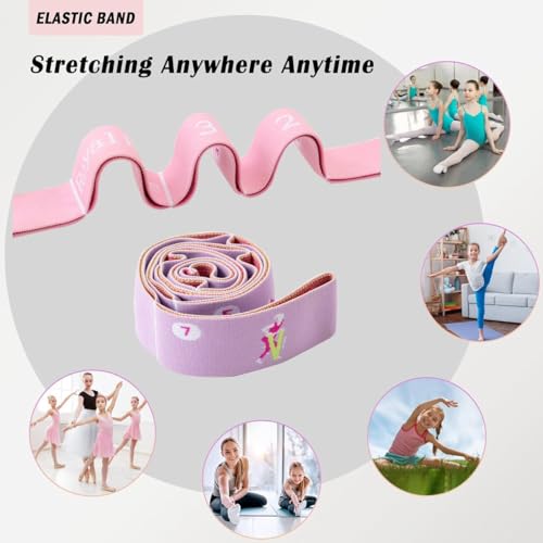 Stretch Strap with Loops – 2 PCS Multi-Loop Yoga & Physical Therapy Stretching Band, Cotton Flexibility Strap for Exercise & Ballet - Image 5