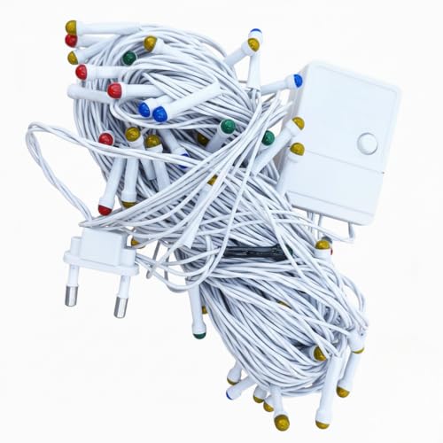 Image of XERGY String Ladi Lights - 60 Ft Multi-Color Decorative LED String Light | 8 Modes | Fairy Lights for Diwali, Home, Garden, Wedding, Christmas, Party & Festival Decoration