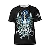 TZVEHAFYA Men's Arch Death Metal Enemy Band T-Shirt Stylishprinted Short Sleeve Shirt Casual and Versatile Suitable for Multiple Scenarios Multicoloured L #3