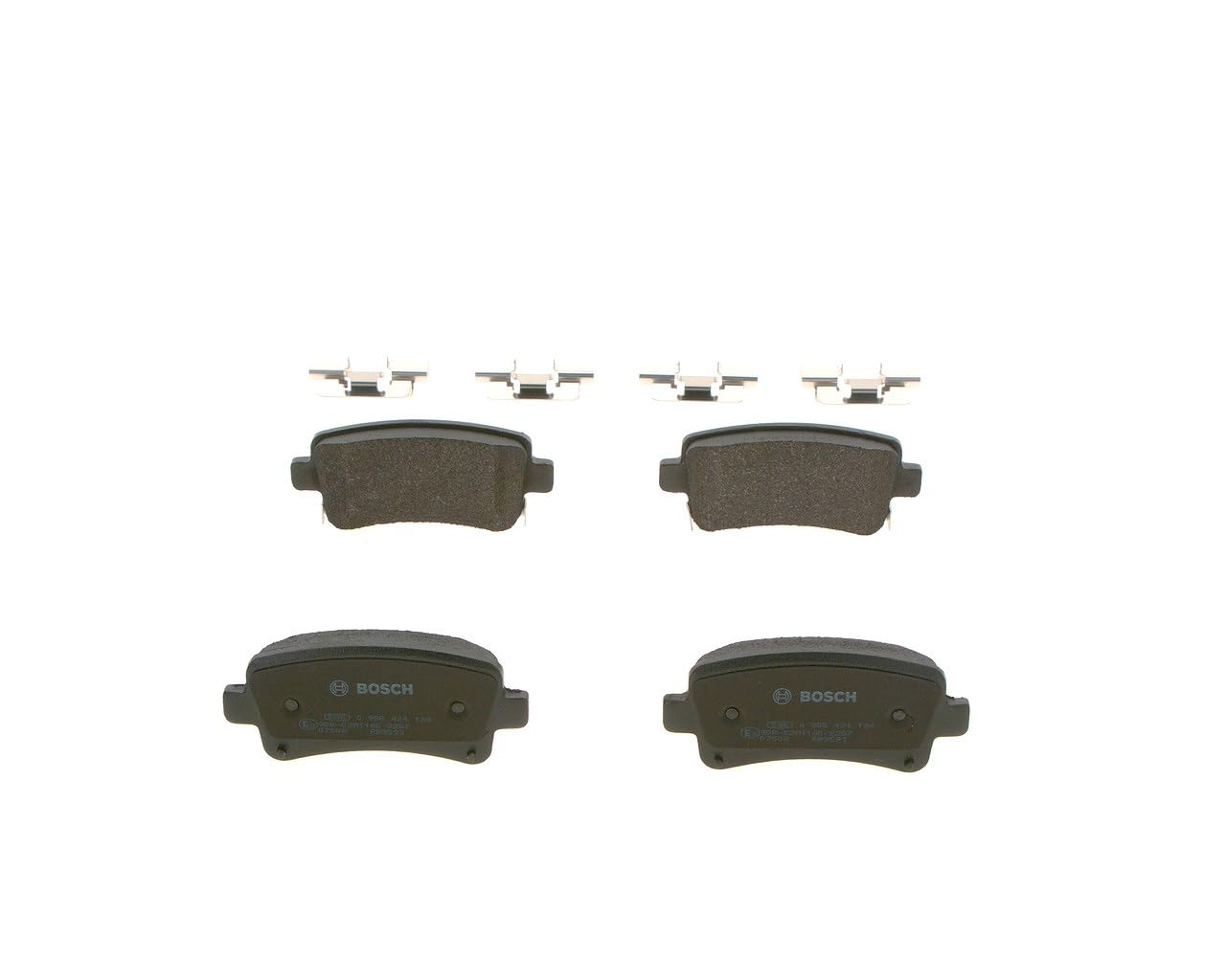 Bosch BP1190 Plaquettes de frein - Essieu arrière - certification ECE-R90 - 1 jeu de 4 plaquettes