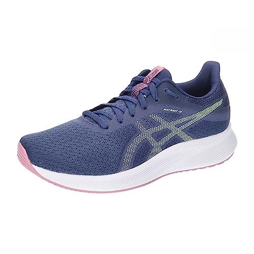 Asics Patriot 13, Running Shoe Mujer, Indigo Blue/Whisper Green, 40 EU