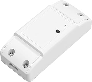 Moniss WiFi Smart Switch Compatível com Amazon Alexa & para Google Home Timer 10A/2200W Wireless Remote Switch para Android/iOS APP Control for Electric Appliances Universal Smart Home Automation Module