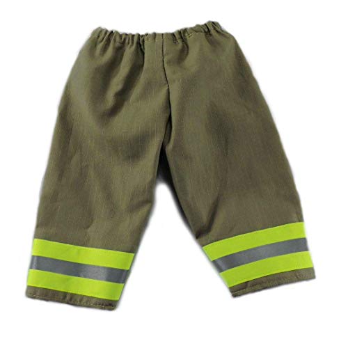 Baby or Toddler Firefighter Pants bunker gear look3