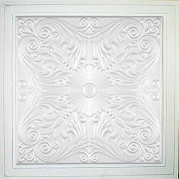 Antique Ceilings Astana White (24x24 PVC) Ceiling Tile
