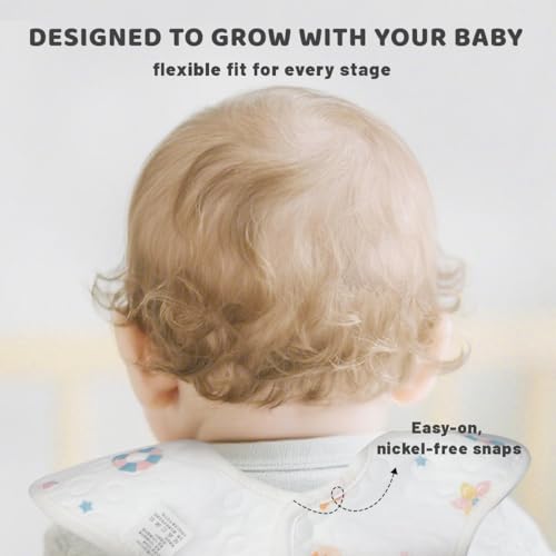 Muslin Baby Bandana Bibs Soft Triangle Cotton Drool Adjustable Teething and Feeding for Infants 0 to 36 Months4