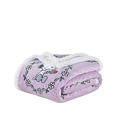 Snoopy's Floral Wreath Purple