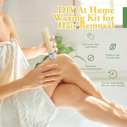 Image of Wax Heater Roll on Wax Heater Machine Hair Removal Wax Kit Painless Skin Types Hands, Legs White Chocolate Liposoluble Wax Easy To Home And Polur Use (Wax Roll on + Wax Cartidge-2 + Wax Strips + Wipes)