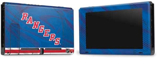 Skinit Decal Gaming Skin Compatible with Nintendo Switch Bundle - Officially Licensed NHL New York Rangers Home Jersey Design