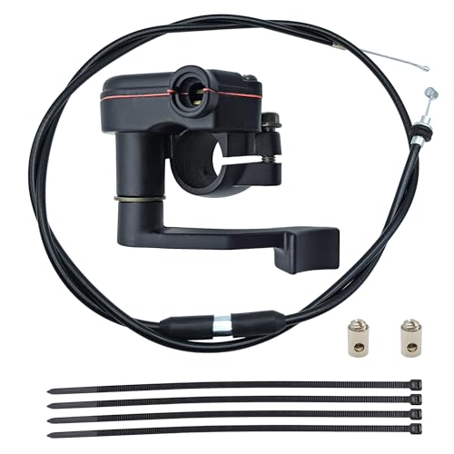 YGQ 7/8 22mm Thumb Throttle Cable Accelerator Handle Control Assembly for 50cc 70cc 90cc 110cc 125cc 250cc ATV Quad Go Kart TaoTao Pit Bike