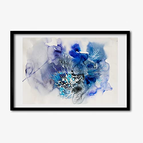 Cadre photo fleurs d'abstrakcja Tulup salon moderne 60x40