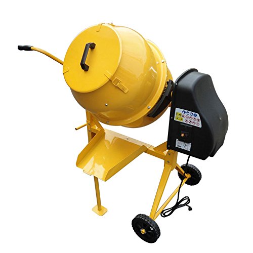 アルミス 電動コンクリートミキサー まぜ太郎 混合練り上げ量50L AMZ-60YC イエラー