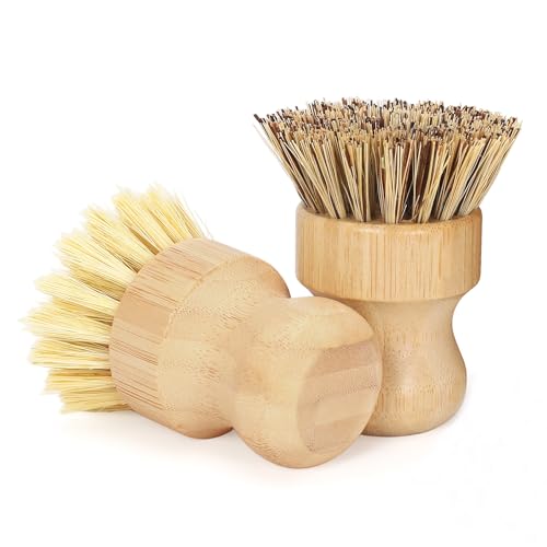 DEBETOOL Bambus-Spülbürste 2er-Set