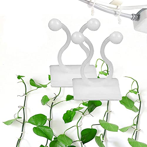 Image of Self-Adhesive Plant Climbing Flxing Clips, Wall Sticky Cable Organizer Clips Hook (60)