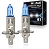 H1 Halogen Headlight Bulb/Fog lights 12V 55W White 5000K, 64150 12258 Light bulbs Headlamp Replacement Super Bright