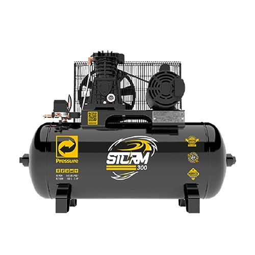 Compressor de Ar 10pcm 140lbs 100 Litros 110/220V STORM 300 PRESSURE