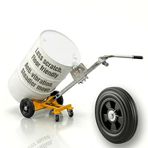 Carretilla para tambores de 55 galones, capacidad 1000 lb miniatura 1
