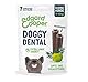 Edgard & Cooper Leckerlis 56 Dental Stick Kleiner Hund Natural 8x7 Kausticks Zahnpflege Eukalyptus & Apfel, Einmal täglich, Kalorienarm, Lange Kauzeit Effektiv, Frischer Atem