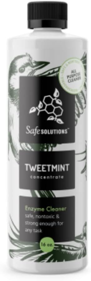 Safe Solutions Best Natural Cleaning Product TweetMint Enzyme Cleaner Nontoxic 16 OZ Bottle