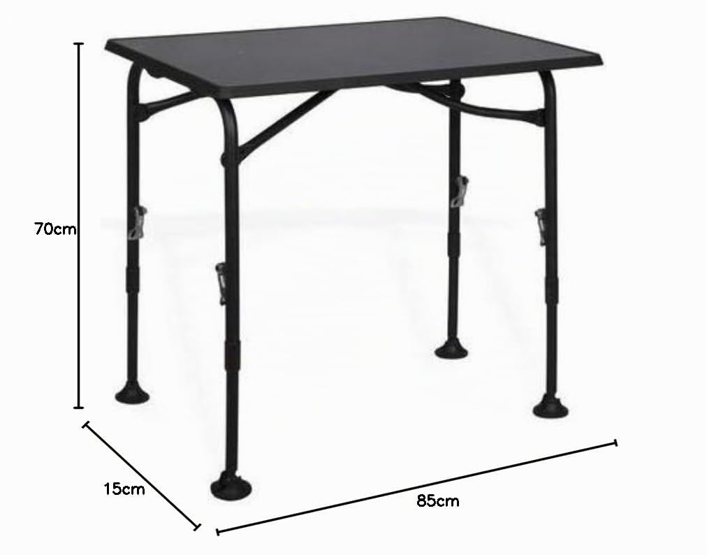 Westfield Campingtisch Aircolite 80 schwarz