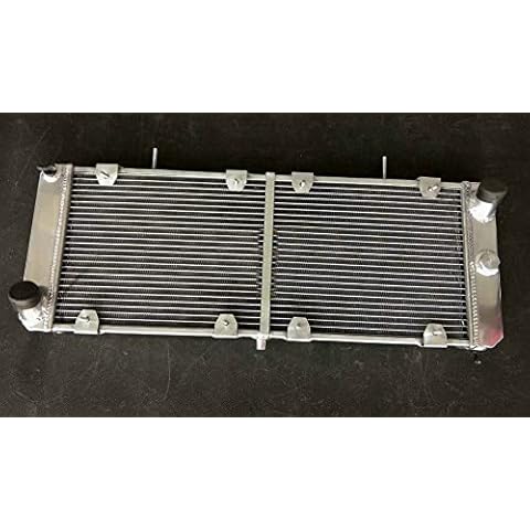 FSMOTO Aluminum Radiator FOR F-iat X1/9 Bertone X1/9 Lancia Scorpion & Montecarlo Cover
